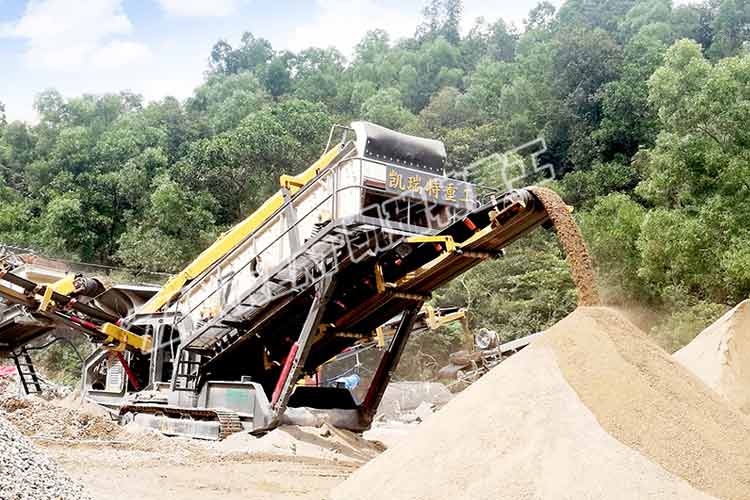 履帶移動篩分站施工過程中出現問題怎么辦?