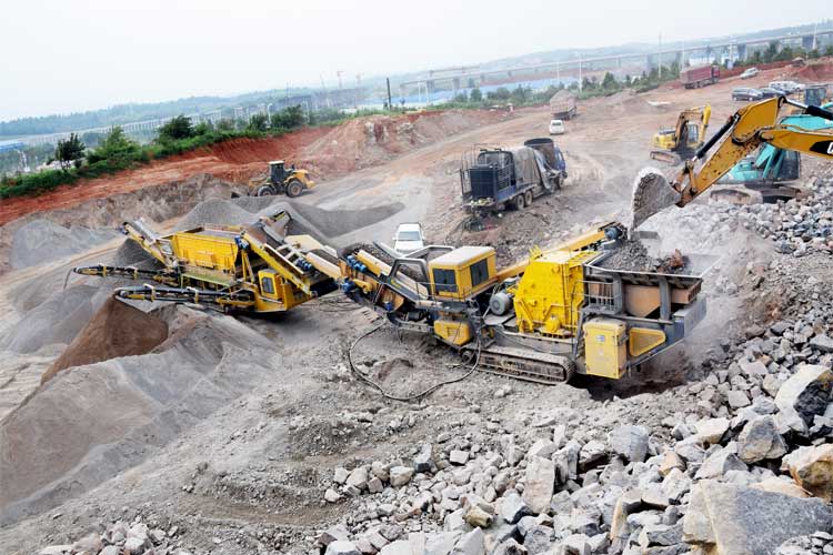 履帶移動破碎站特點及發展前景