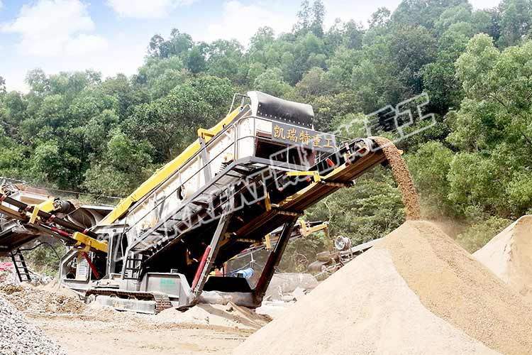 凱瑞特履帶移動破碎一體機優勢突出,多少錢一臺?