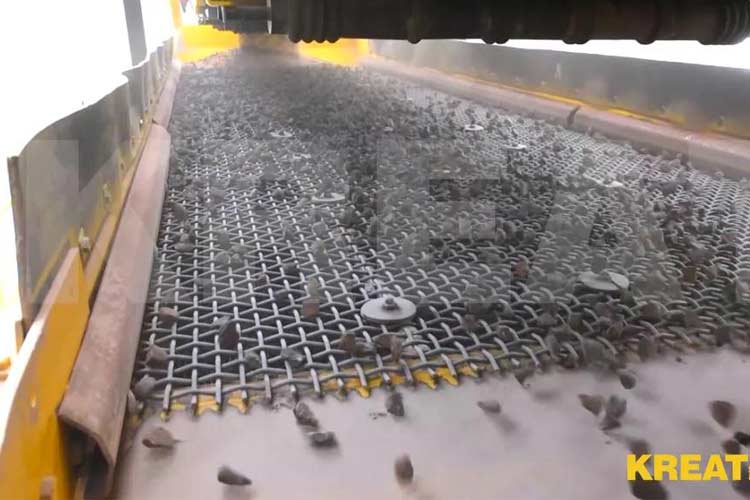 履帶移動篩分站產能大、環保、低能耗