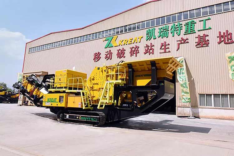 凱瑞特履帶移動反擊式破碎站KI-4800RS助您由“暫停鍵”復歸“啟動鍵”全面復工